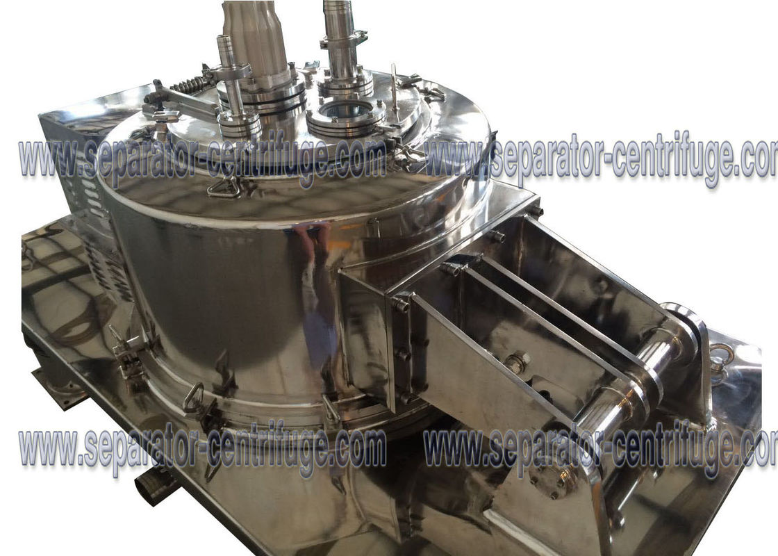 Industrial Vertical Basket Centrifuge Separator , Full Cover Extraction Machines