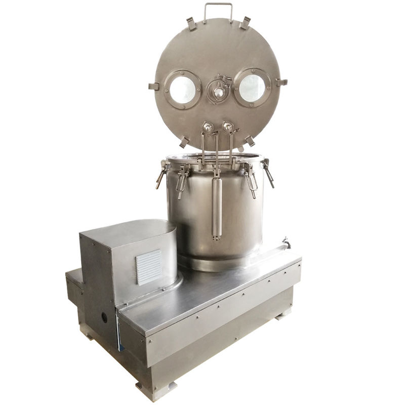 Manual CBD Oil Solvent Extraction Centrifuge / Vertical Biomass Centrifuge
